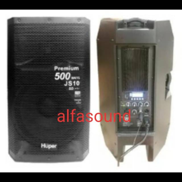 SPEAKER AKTIF HUPER JS10 15 INCH ORIGINAL HUPER JS 10 15INCH SEPASANG