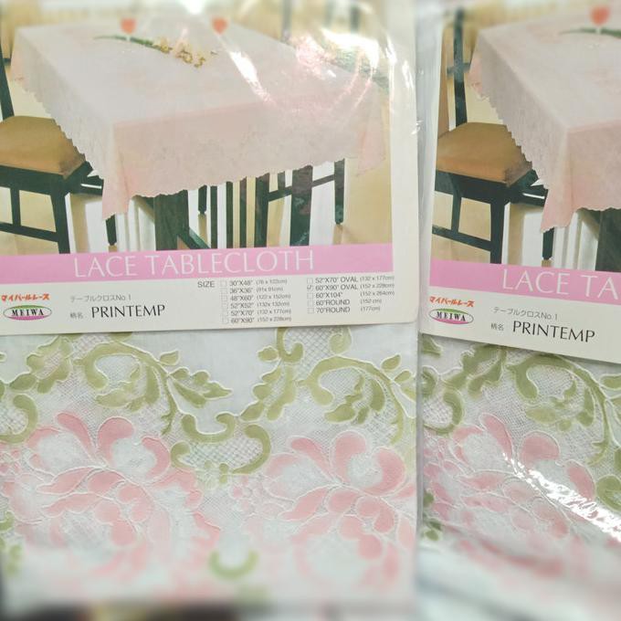 taplak meja makan anti air oval