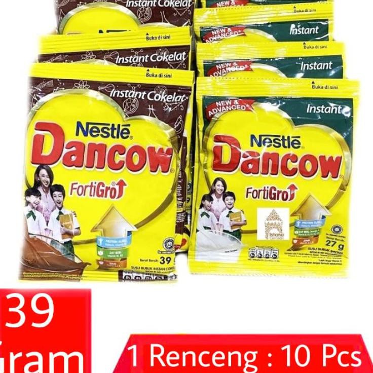 

9.9 Nestle Dancow Fortigro Sachet Susu Instant Cokelat / Vanilla {isi 5 Pcs & 10 Pcs}