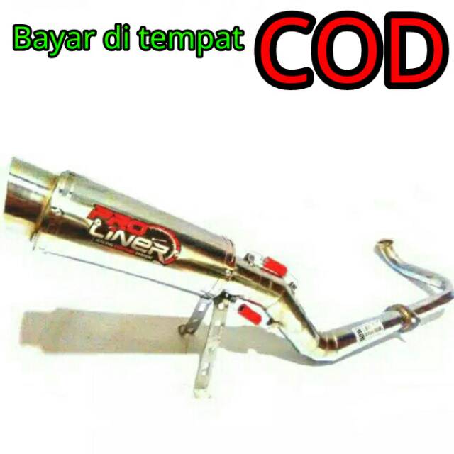 Knalpot racing proliner Mio Mio j beat fi Vario 125 scoopy spacy