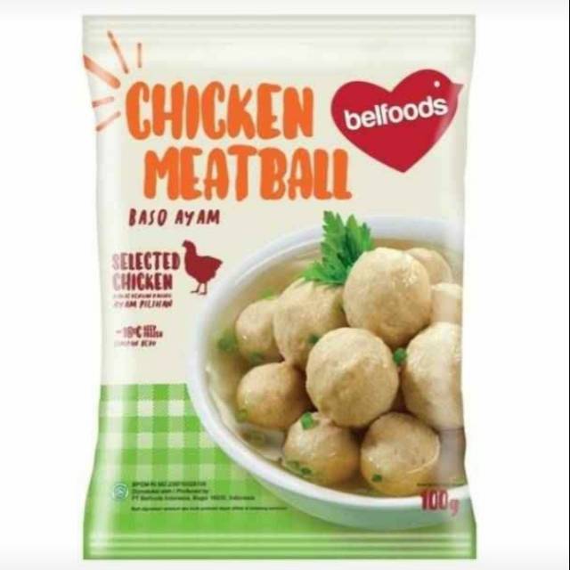 

Belfoods Baso Ayam Sp 100gr Chicken MeatBall