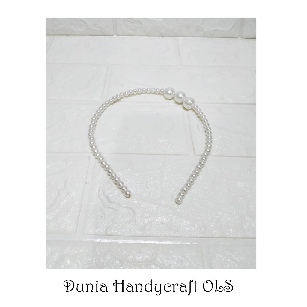 Bando Mutiara Bando Cantik Aksesoris Rambut Hadiah Kado Souvenir