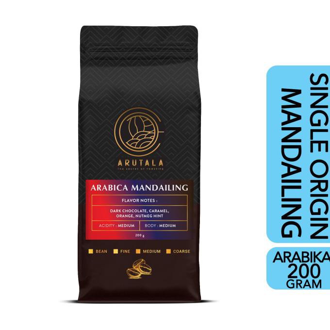 

Cuci Gudang Awal Tahun ARUTALA Kopi Arabika Mandailing 200 gram - Biji Promo Awal tahun