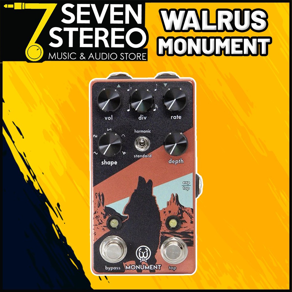 Walrus Audio Monument Harmonic Tap Tremolo V2 Guitar Effects Pedal