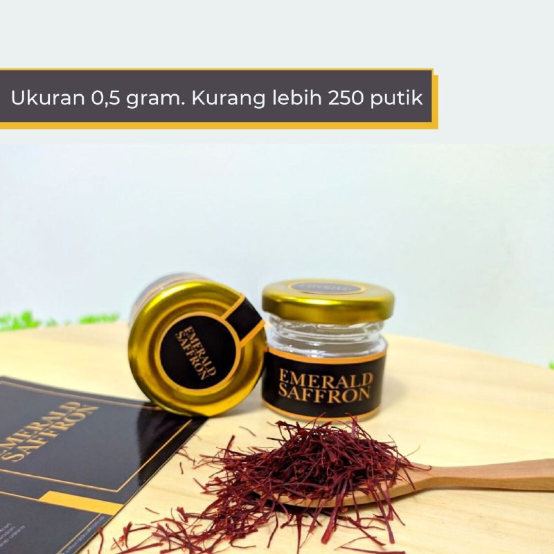 

Emerald Saffron Asli Afghanistan Kualitas Super Negin Grade A