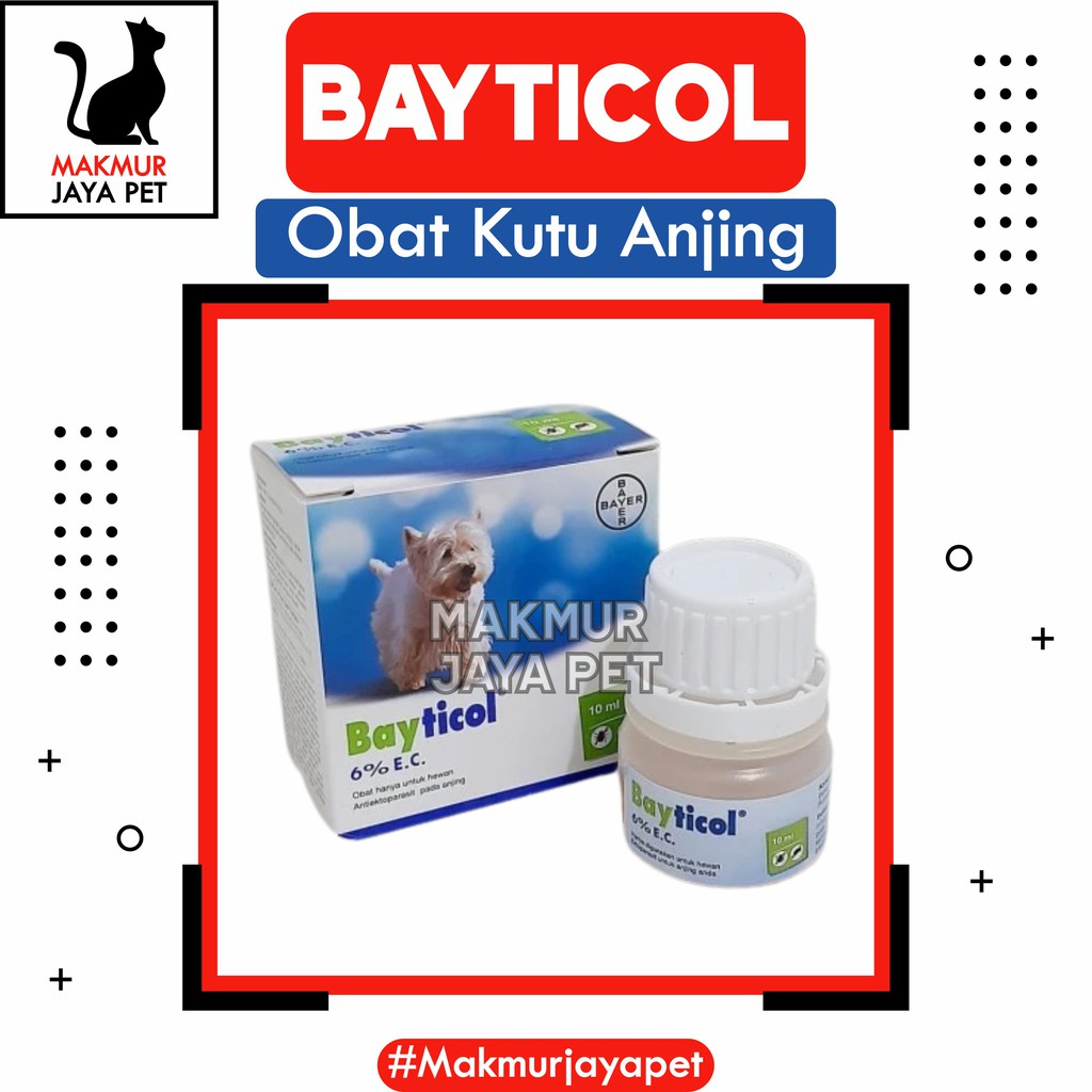 BAYTICOL UNTUK ANJING / OBAT KUTU ANJING