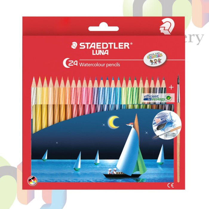 

Staedtler Luna Aquarell Watercolour Pensil 137 C24 - Isi 24 pcs