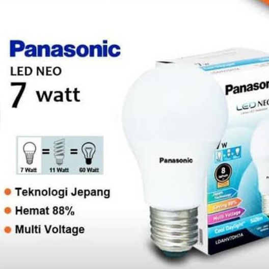 LAMPU PANASONIC LED NEO COOL DAYLIGHT