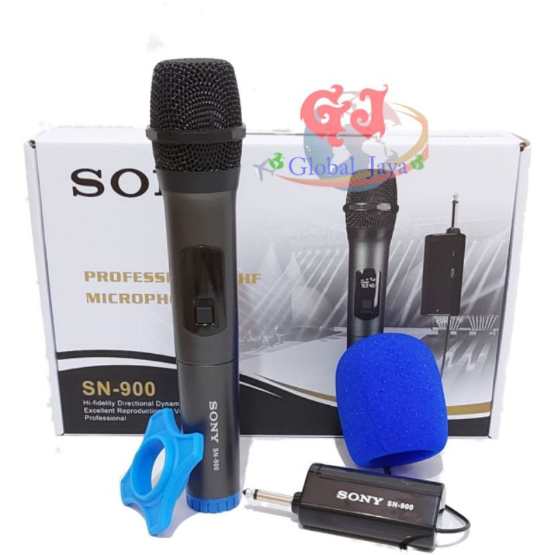mic wireless sony sn900/mic handle sony sn 900/wireless microphone/single wireless