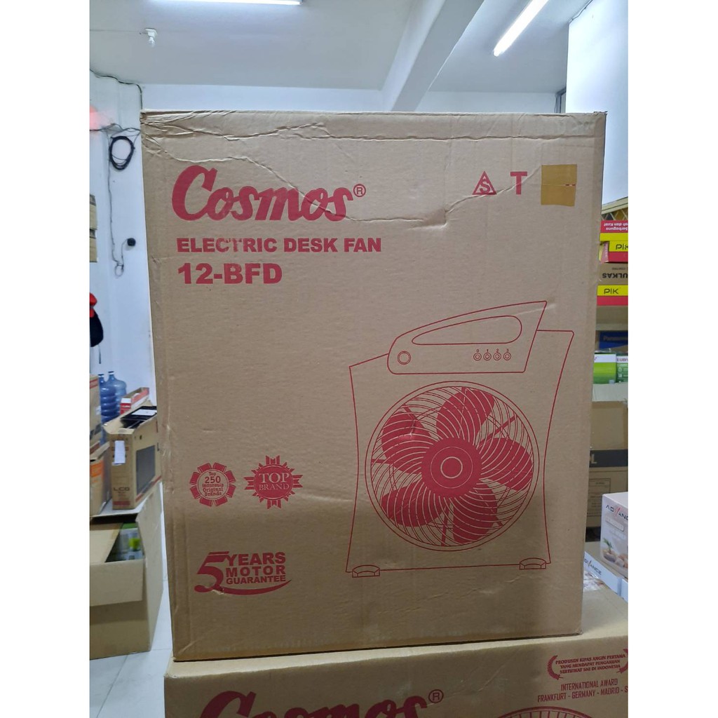 Cosmos Box Fan /  Kipas Angin Kotak 12 Inch 12-BFD Desk Fan 12&quot; PROMO