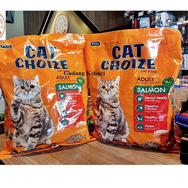 Buruan Beli CA0NV Makanan Kucing CAT CHOIZE Adult SALMON 800gr Baru
