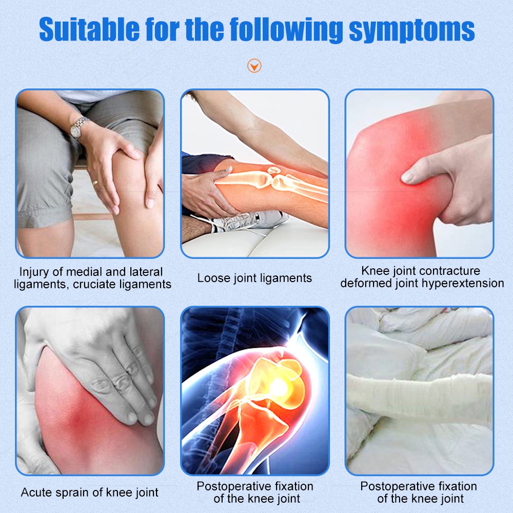 Knee Brace Post Op Deker Penyangga Lutut Terapi Latihan Jalan Paska Operasi ACL PCL Arthroscopy