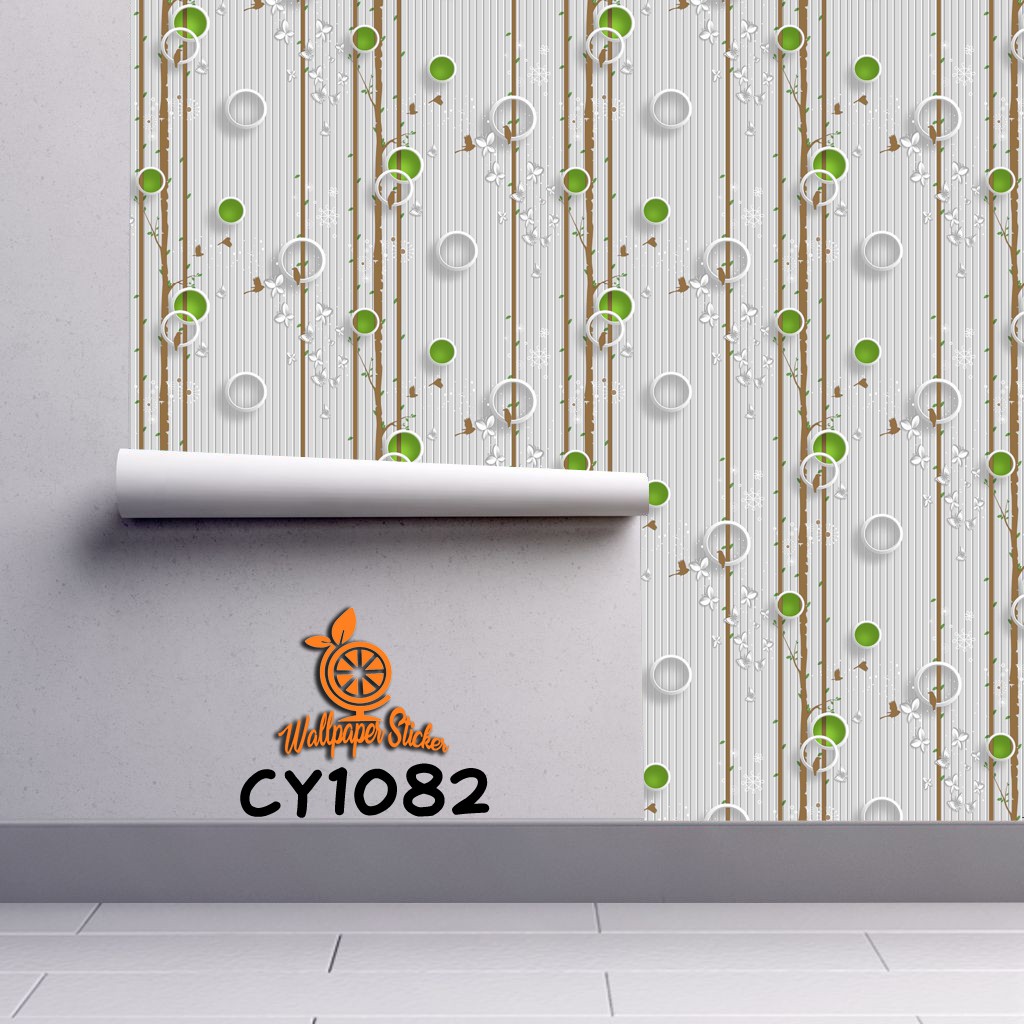 Walpaper Dinding Stiker Wallpaper Sticker Bata Garis Batik Karakter Walpaperdinding Cy1082
