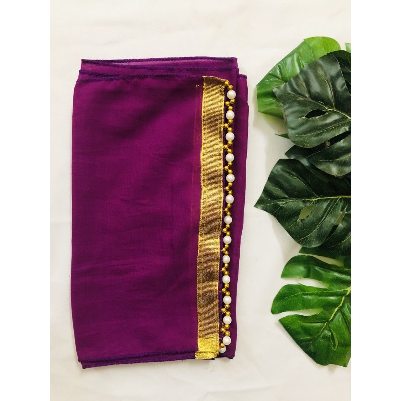 SELENDANG CHIFFON JODHA-Magenta