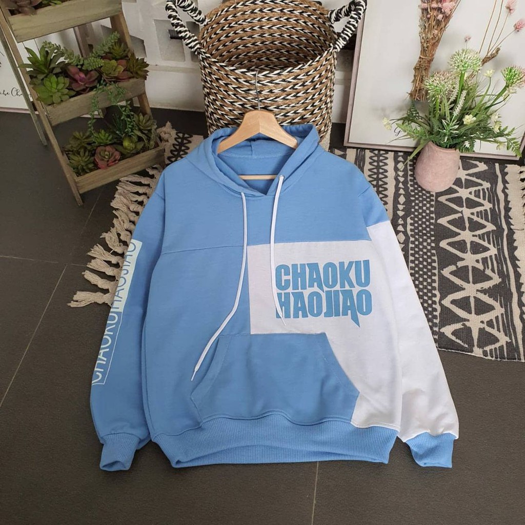 Sweater HOODIE CHAOKU HAOJIAO bisa untuk Pria/Wanita