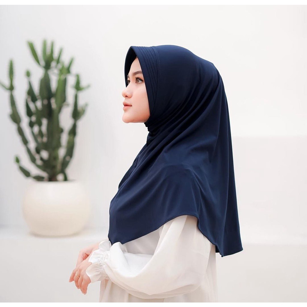 BERGO HAMIDAH MENUTUP DADA / DAILY HIJAB PET ANTEM JERSEY PREMIUM 100% ORIGINAL-3