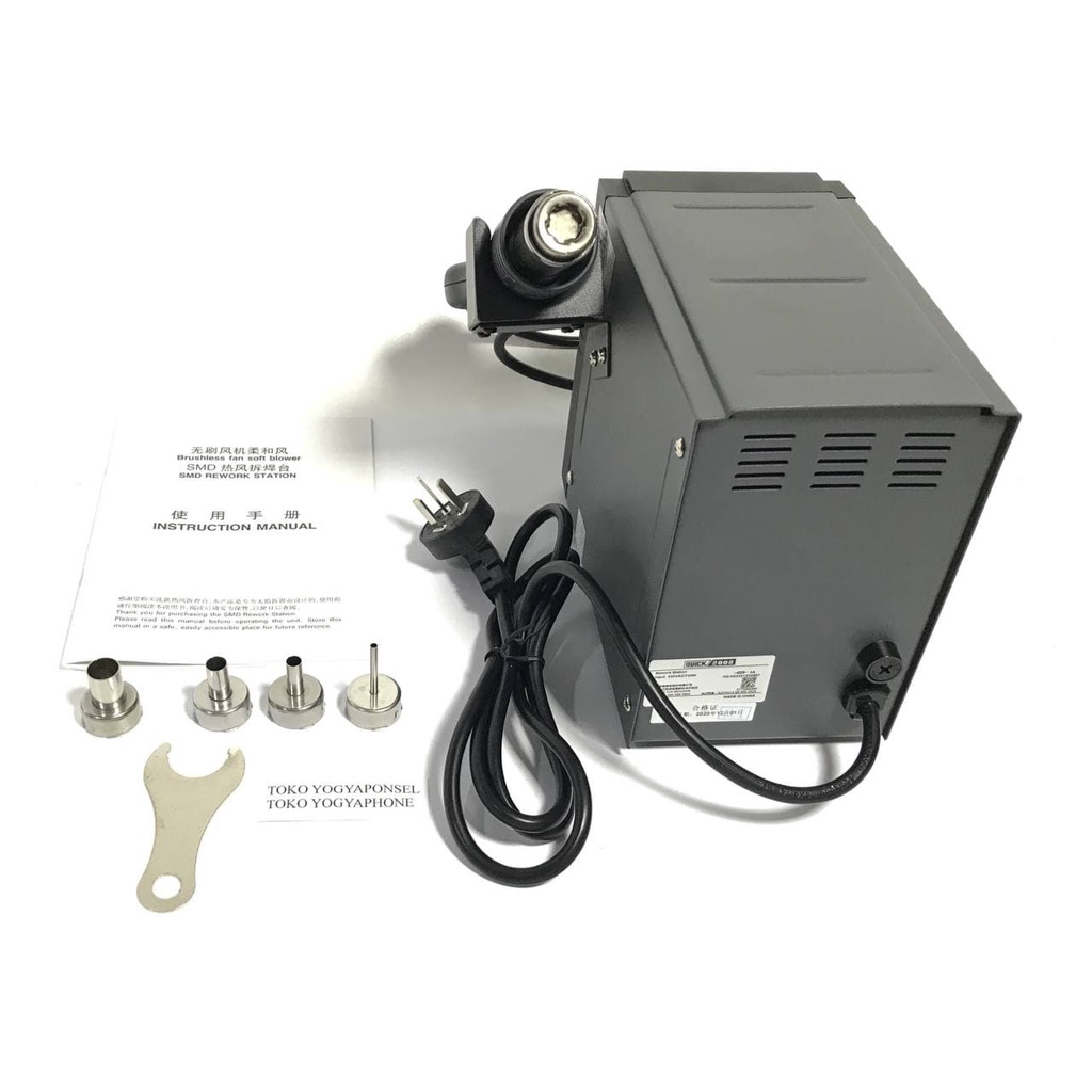 Blower Quick 2008 original terbaru Heat Gun Solder Uap digital