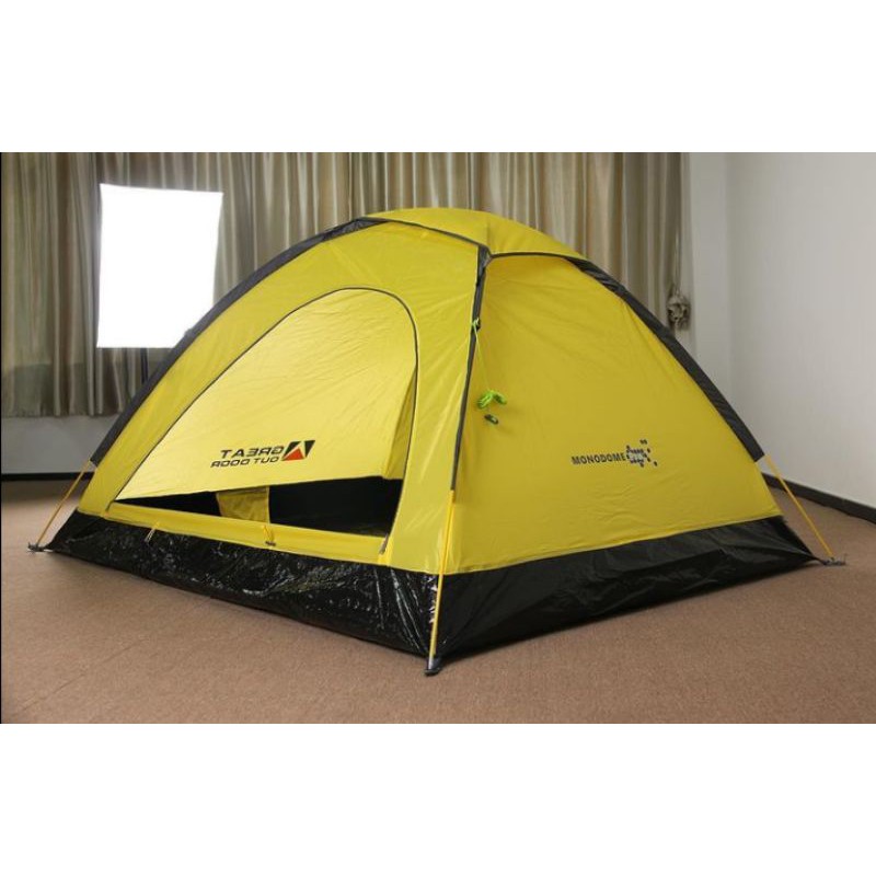 Tenda monodome great outdoor frame kuning