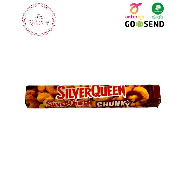 

SILVERQUEEN Silver Queen Chunky Chocolate Bar Cashew 95gr