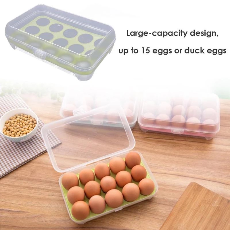 Kotak Telur Egg Box / Tempat Penyimpanan Telur 15 Lubang