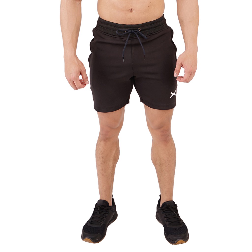 FLEXZONE Celana  Pendek Sport Hitam Lari  Jogging 