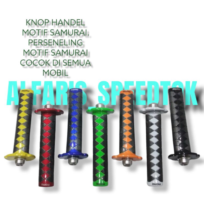 KNOP HANDEL MOTIF SAMURAI KNOP PEGANGAN PERSENELING TRANSMISI MANUAL SEMUA MOBIL KNOP PERSENELING MOBIL