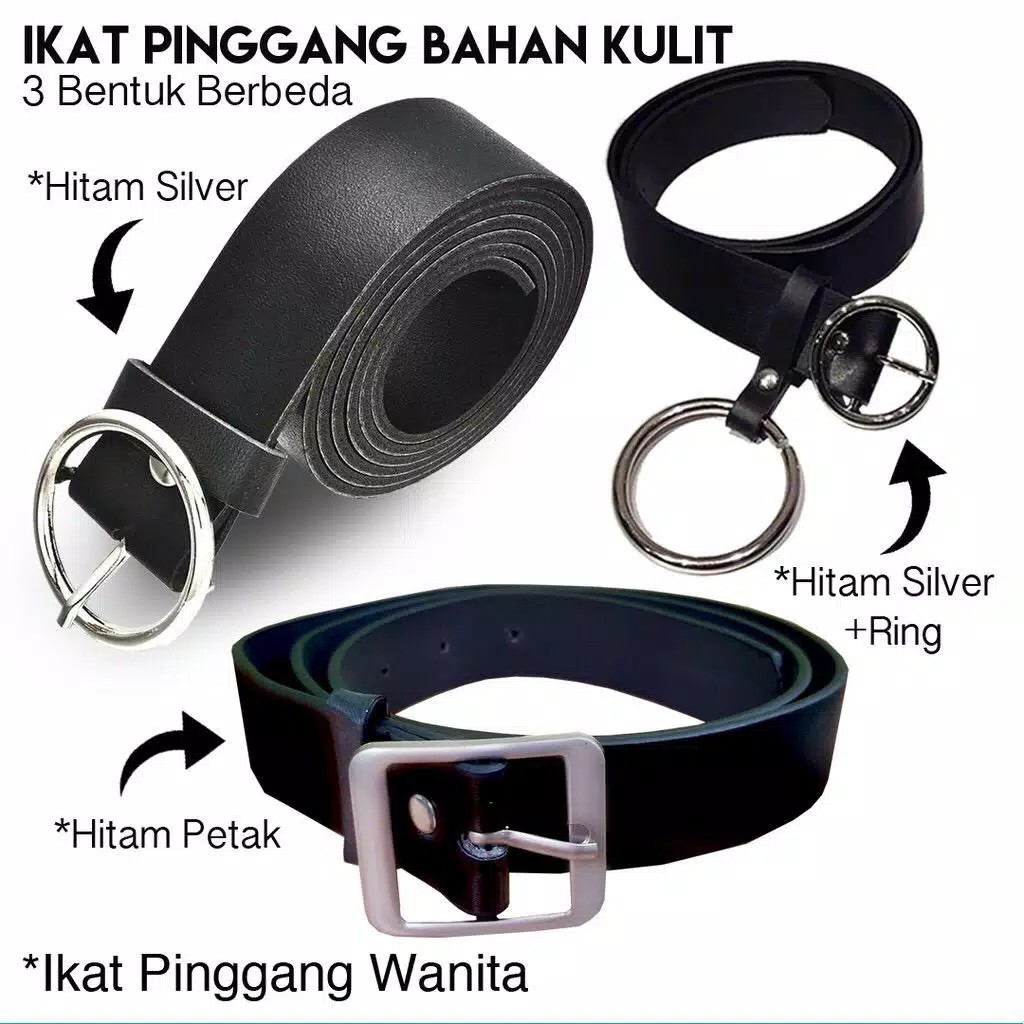 TN64 IKAT PINGGANG/SABUK WANITA/BELT DOUBLE RING