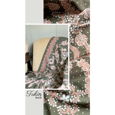 Seri Batik Tulis Lasem Sekar Jagad 3 Warna Pastel Pink