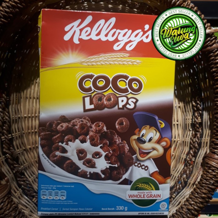 

Kellogg's coco loops made with whole grain 330 ml