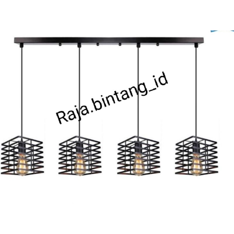 Lampu Gantung Hias Minimalis 1 Set Lampu Gantung Aestetik DECOR Ruang Tamu Modern Vintage Outdoor