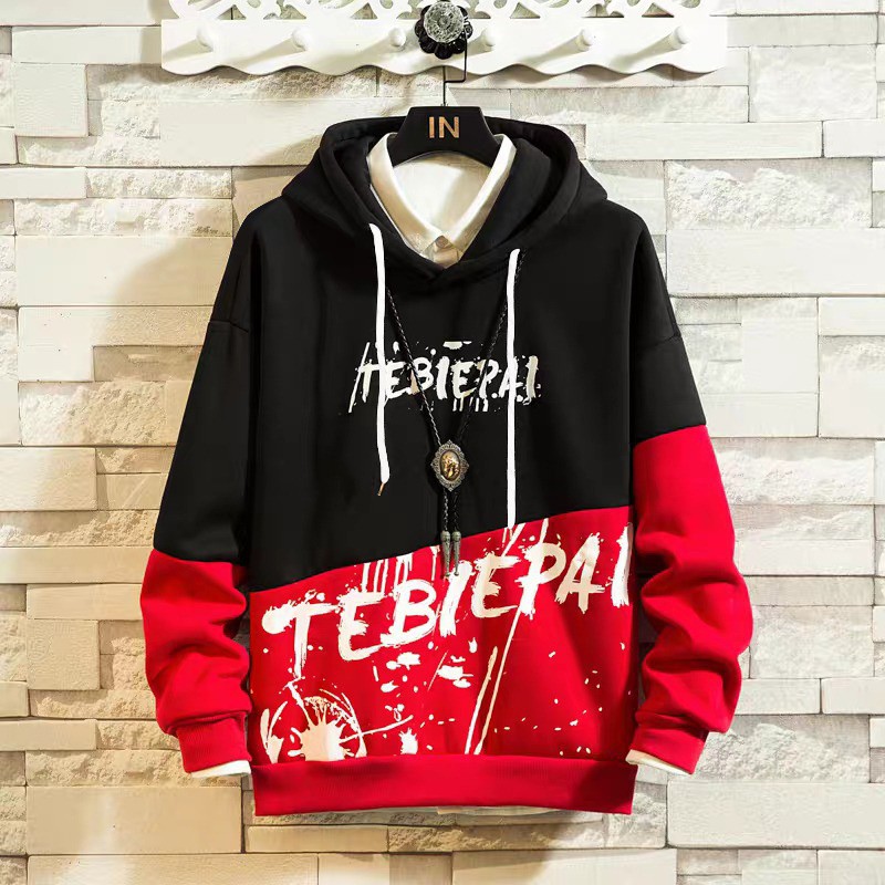 Hoodie Pria / Hodie Pria  / Jaket Pria / Sweater Hoodie Tebiepai Bahan Fleece UK L-XL