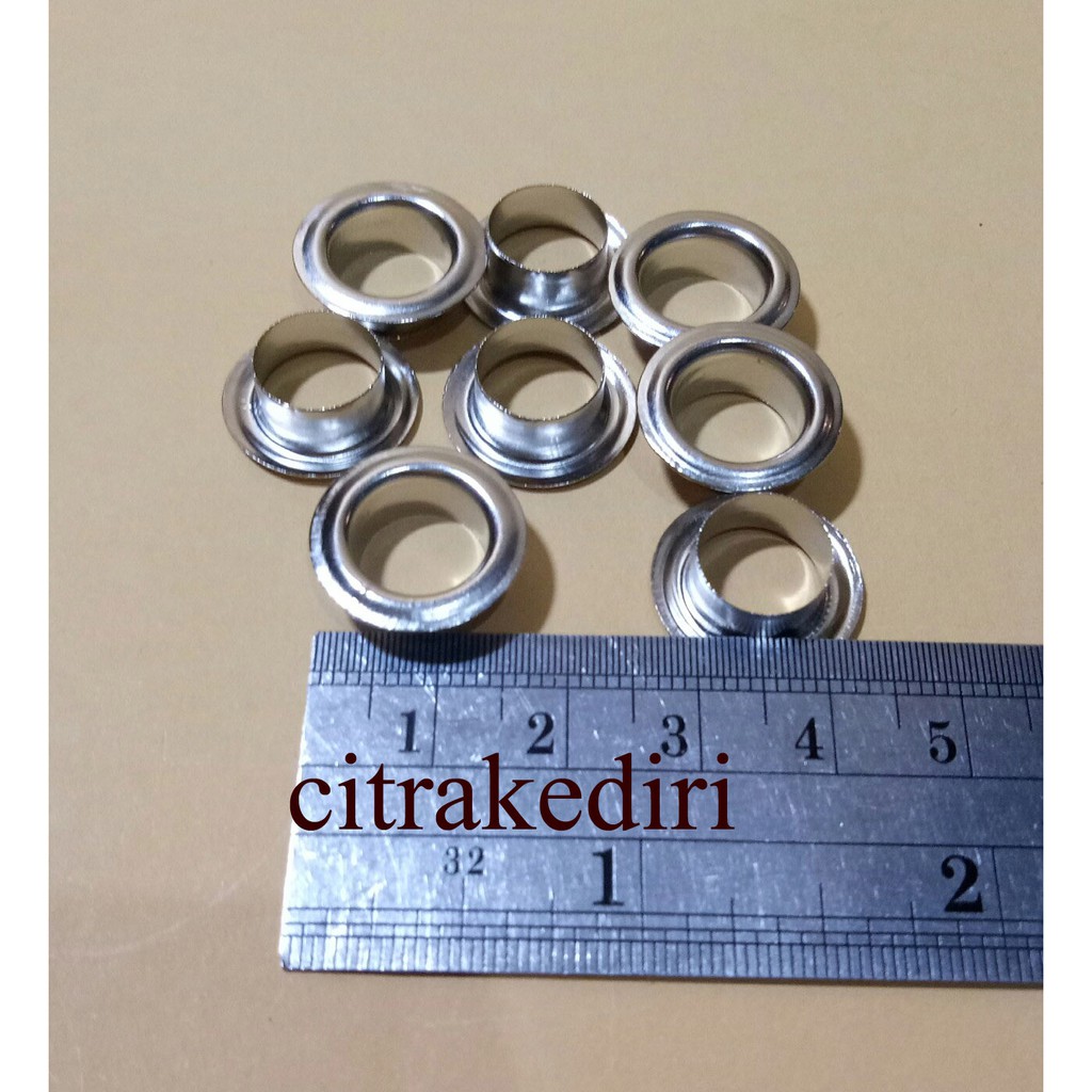 Mata Ayam ring 10 mm - eyelet - mata ayam gorden - aksesoris tas(20 biji)