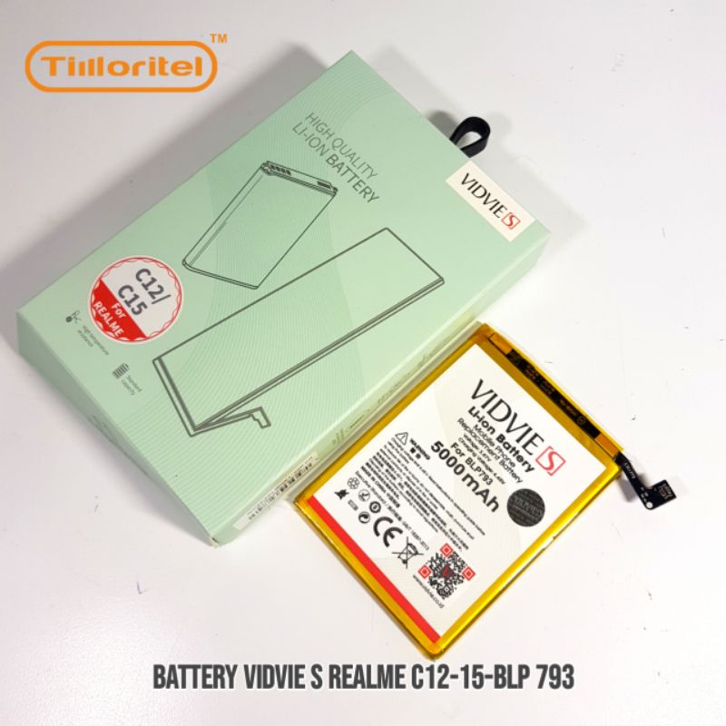 BATTERY VIDVIE S REALME C12-15 BLP 793