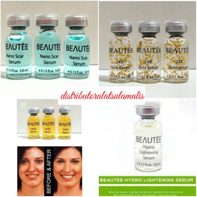 BEAUTEE NANO SCAR SERUM PENGECIL PORI DAN BOPENG, ANTI AGING, COLLAGEN