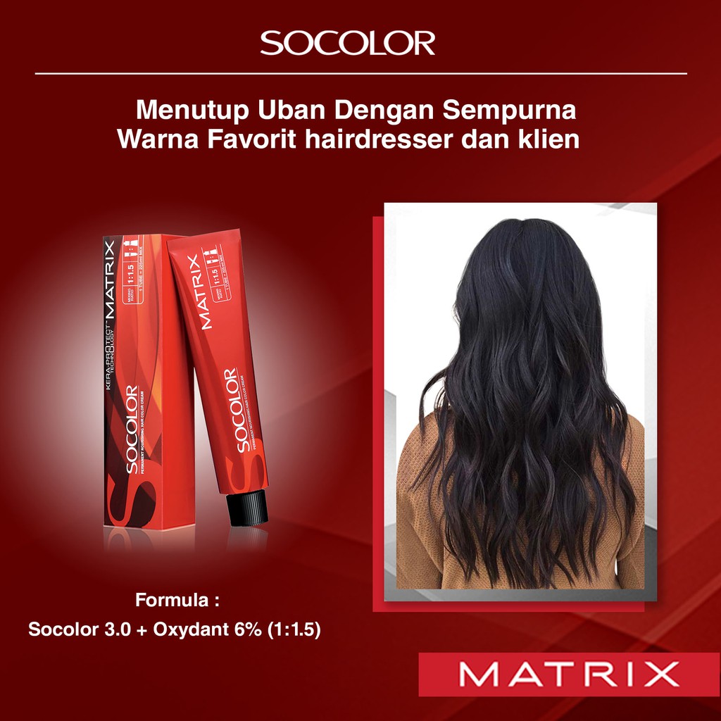 ❤️Glamouroseshop❤️ Matrix So Color 90 gr + Matrix Oxydant 135 ml