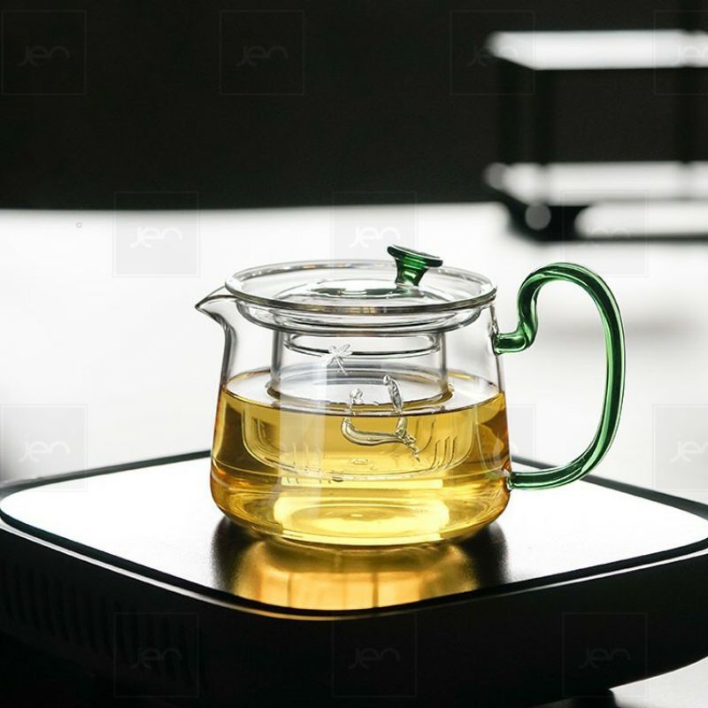 Teapot Glass Unik / Teko Teh Kaca Unik 500ML