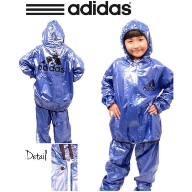 Jas hujan anak adidas