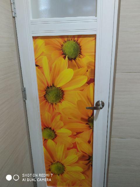 Stiker Kulkas 1 Pintu Dan 2 Pintu Bunga