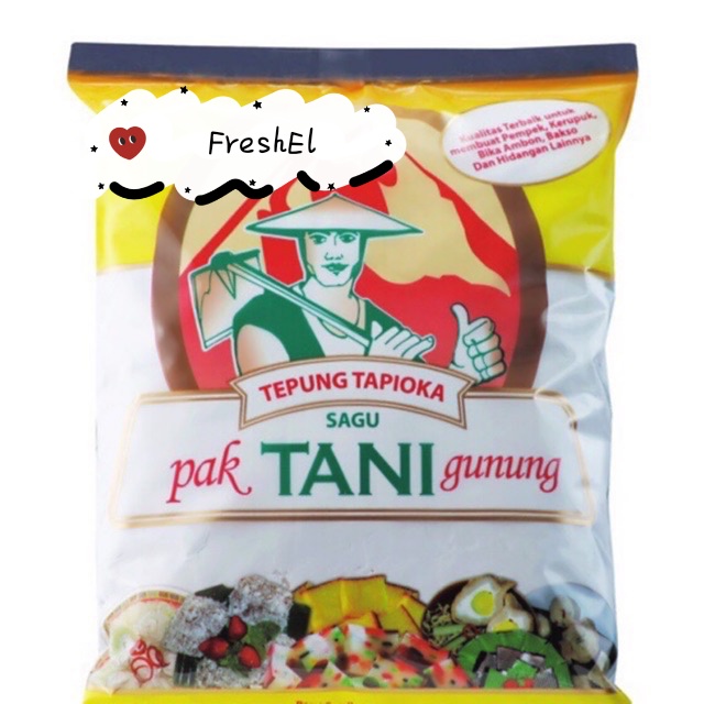 

FreshEl - TEPUNG TAPIOKA / TEPUNG KANJI / TEPUNG SAGU PAK TANI GUNUNG 500GR