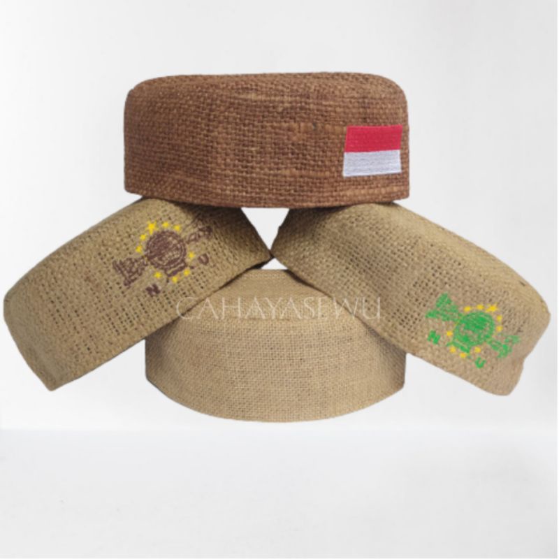 Peci Karung Rajut Songkok Kopiah Kopyah Goni Peci Karung Goni Bagus Murah Dan Premium