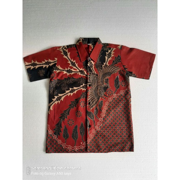 KEMEJA BATIK ANAK,BATIK ANAK.KIDS BATIK.BATIK REMAJA ABG-MERAK MARON ANAK