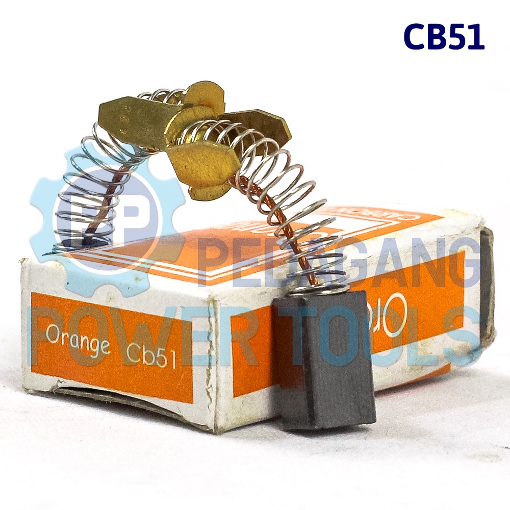 ORANGE CARBON BRUSH CB-51 SEPUL ARANG BOSTEL SPUL KUL CB51 SPARE PART