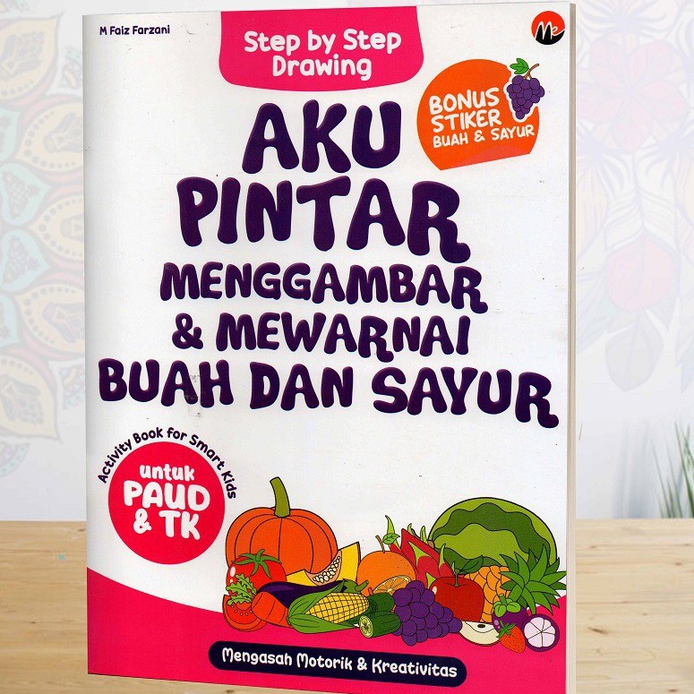 BUKU ANAK/TK PAUD PINTAR MENGGAMBAR DAN MEWARNAI