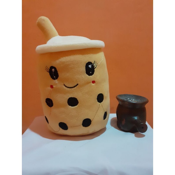 BONEKA BOBA BUBBLE MILK TEA SIZE L