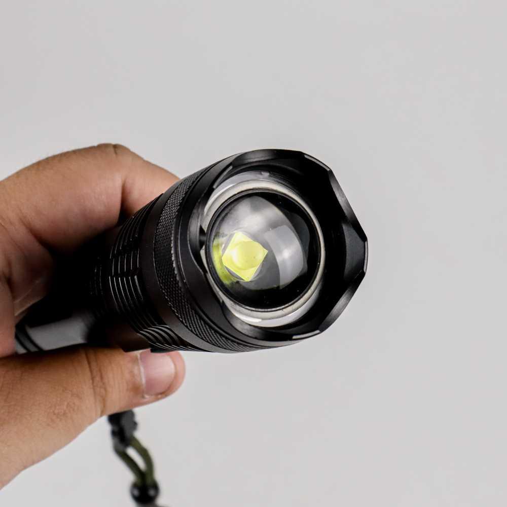 TaffLED Senter LED Outdoor Camping Zoom USB Rechargeable P50 - TG-S191