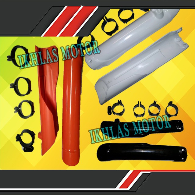 COVER SHOCK DEPAN modl KTM TUTUP USD KLX MODEL KTM COVER USD cover UNIVERSAL