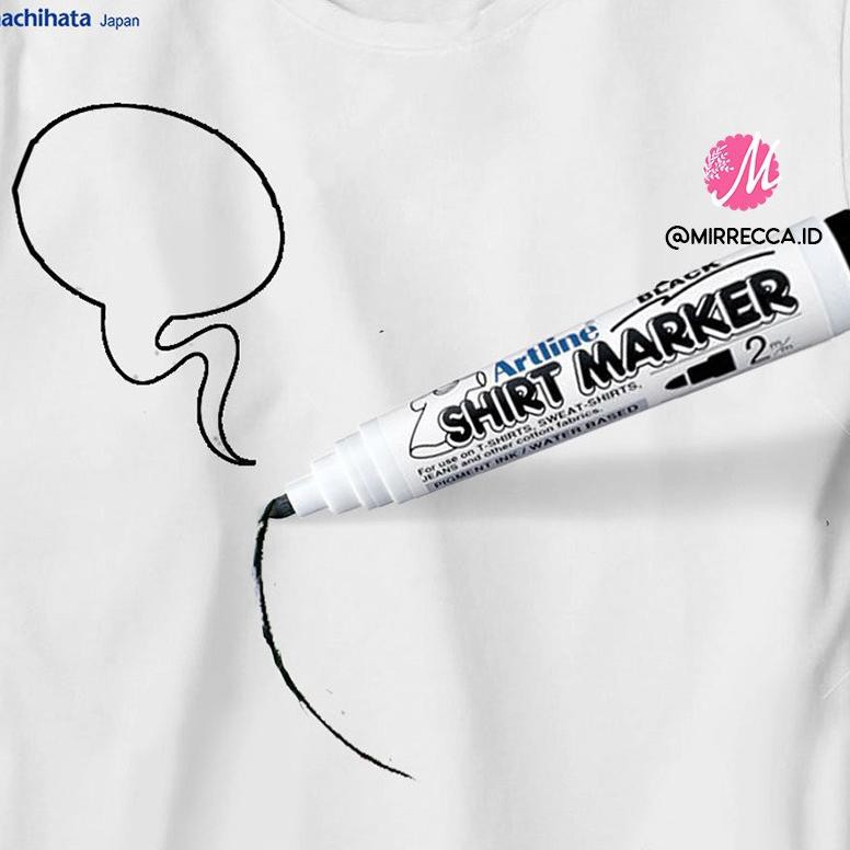 

H4¥J SPIDOL KAIN PERMANEN ARTLINE SHIRT MARKER 2.0 MM PIGMENT INK WATER BASED EKT-2 ♠Ready