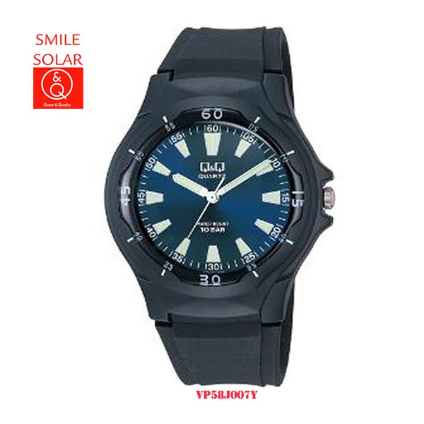 SALE Jam Tangan Unisex Casual Sporty Rubber Analog Original Q&amp;Q QNQ QQ VP58 VP58J Series