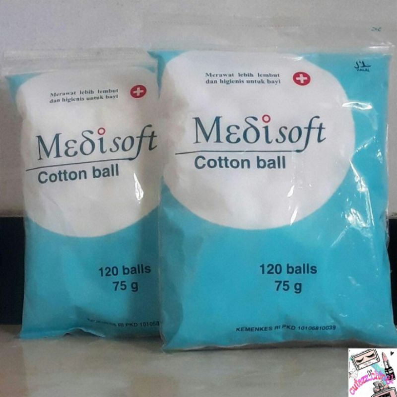 ☃Cutezz_Ching1☃Medisoft Cotton Ball 120balls 75g