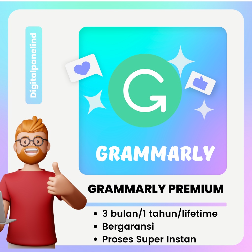 Bergaransi (GGP) [TERMURAH] GRAMMARLY PREMIUM LIFETIME FULL GARANSI TERMURAH SE INDONESIA Termurah